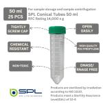 50ml Sterile Centrifuge Tubes with PP Racks