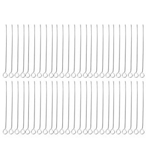 50 Pcs Reusable Inoculating Loops for Lab Use