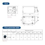 Digital Peristaltic Pump with Adjustable Flow Rate
