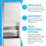 Automatic Touch-Free Paper Towel Dispenser, Recessed