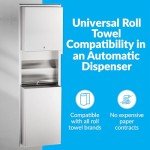 Automatic Touch-Free Paper Towel Dispenser, Recessed