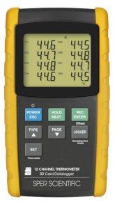 12-Channel Digital Thermometer with Datalogger 800099