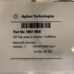 Agilent SST Cap Pump to Sampler 0.17x450mm