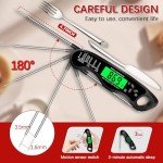 Digital Waterproof Meat Thermometer with Backlight