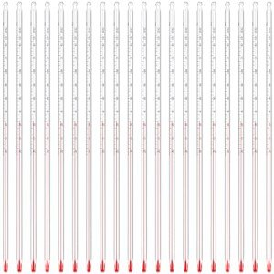 20 Pcs Immersion Glass Lab Thermometers 12 Inch