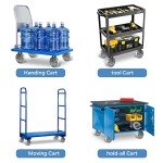 8" Heavy-Duty Industrial Metal Casters - 1300 lb Capacity