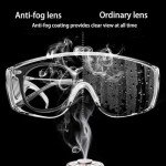NaYiissi Clear Anti-Fog Splash Proof Safety Goggles
