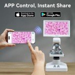 TOMLOV DM301 Pro 1200X Digital Biological Microscope