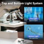 TOMLOV DM301 Pro 1200X Digital Biological Microscope