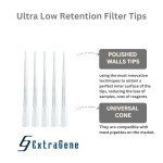Extragene 200 µl Sterile Pipette Tips, 10 Packs