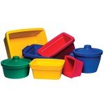 Extra Small Blue Ice Pan - 1L Leak-Proof Container