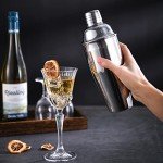 LUCKYGOO 24 oz Stainless Steel Cocktail Shaker