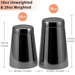 Stainless Steel 2-Piece Boston Cocktail Shaker Set