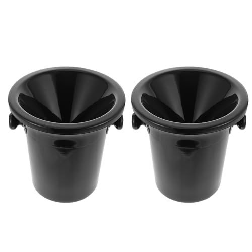 UPKOCH 2-Pack Round Wine Spittoon Ice Buckets