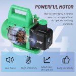 4.5 CFM Vacuum Pump with Brass Manifold Gauge Set