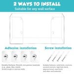 Wall-Mount Acrylic Glove Dispenser and Organizer