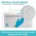 Wall-Mount Acrylic Glove Dispenser and Organizer