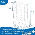 Safety Glasses Dispenser & Glove Box Holder