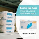 Wall-Mount Acrylic Glove Dispenser and Organizer