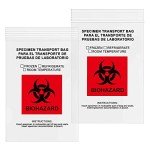 GPI 4"x6" Biohazard Zip Bags - 100 Pack