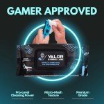Valor Gaming Labs Alcohol-Free Cleaning Wipes - 50 Pack