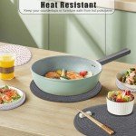 Heat Resistant Pot Mats and Woven Trivets Set
