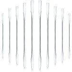10-Piece Stainless Steel Spatula Set for Labs & Cosmetics