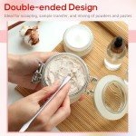 10-Piece Stainless Steel Spatula Set for Labs & Cosmetics