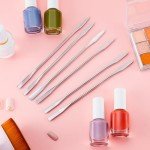 10-Piece Stainless Steel Spatula Set for Labs & Cosmetics