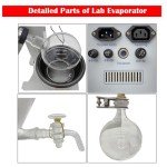 INTBUYING 2L Auto Lift Rotary Evaporator with Display