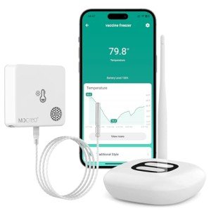 MOCREO ST10 WiFi Freezer Thermometer for Labs