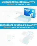Microscope Slide and Cover Slip Set - 50/100 Pack