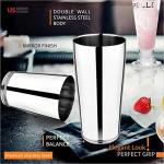 Urban Spoon Double Wall Stainless Steel Boston Shaker Set