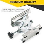 4" x 4" Stainless Steel Lab Scissor Lift Stand