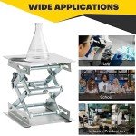 4" x 4" Stainless Steel Lab Scissor Lift Stand
