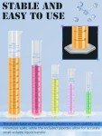 Plastic Graduated Cylinders and Beakers Set with Pipettes