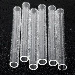 Borosilicate Glass Blowing Tubes with Brush - 6 Pack