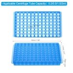 PATIKIL 96 Wells Double Panel Tube Rack