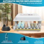 36-Egg Automatic Incubator with Humidity Control