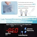 Ultra Low Temperature Freezer, 25L Lab Cryogenic Unit