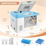 25L Ultra Low Temperature Lab Freezer, Portable