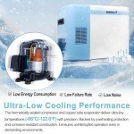 Ultra Low Temperature Freezer, 25L Lab Cryogenic Unit