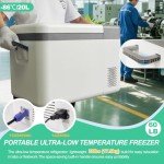 Ultra Low Temperature Freezer, 25L Lab Portable