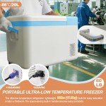 25L Ultra Low Temperature Lab Freezer, Portable