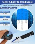 Honey Refractometer for Brix, Moisture, and Baume