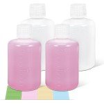 UMETASS 3.4oz Leak-proof Lab Reagent Bottles (4 Pack)