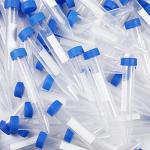 Sterile Centrifuge Tubes with Screw Caps - 200 Pack