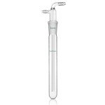 Borosilicate Glass Vacuum Cold Trap Bubbler, 200mm