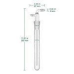 Borosilicate Glass Vacuum Cold Trap Bubbler, 200mm