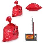 Heavy-Duty Red Biohazard Bags - 5 Pack